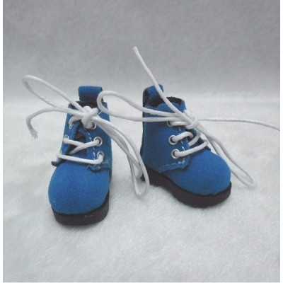 1/6 Bjd Neo B Doll Shoes Velvet Boots Blue SHP187BLE 1/6 Bjd Neo B Doll Shoes Velvet Boots Blue SHP187BLE